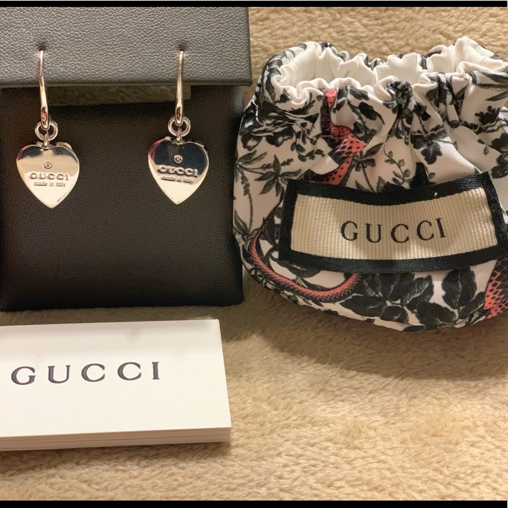 GUCCI Heart Earrings